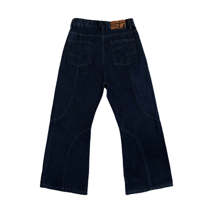 Flared Selvedge Denim Pants